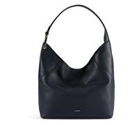 Furla Lara Schultertasche M Leder 27 cm blau