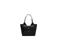 Furla Lea Shopper S, Schwarz, Leder, 38 x 25 x 9 cm, mit abnehmbarem und verstellbarem Schultergurt