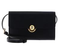 Furla Leder Clutch Umhängetasche Sfera Crossbody Bag Nero schwarz