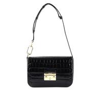 Furla Leder Schultertasche Abendtasche Metropolis Shoulder Bag Nero schwarz