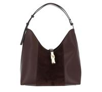 Furla Leder Schultertasche Goccia Hobo Toni Espresso dunkelbraun