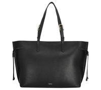Furla Leder Schultertasche Shopper Ava Tote With Zip Nero + Nero int schwarz
