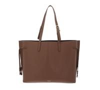 Furla Leder Shopper Ava Tote Toffee + Nero int braun