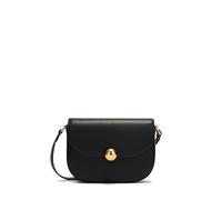 Furla Leder Umhängetasche Vitello Night Moonlight Crossbody Bag Nero schwarz