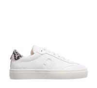 Furla Low-Top Sneaker - Vitello Soft+Capra Scamosciata St.Viperi - Gr. 38 (EU) - in Weiß - für Damen