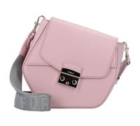 Furla Metropolis Umhängetasche Leder 18 cm alba-light silver