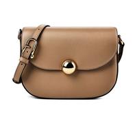 Furla Leder Umhängetasche Vitello Night Moonlight Crossbody Bag Toffee braun