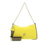 FURLA Primula Mini Crossbody Doub Canary + Metal Taupe