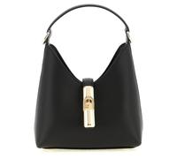 Furla Schwarze Kalbsleder Handtasche Schwarz