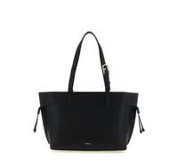 Furla schwarze Kalbsleder-Shopper Schwarz