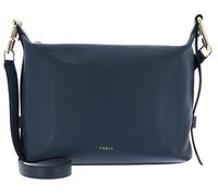 FURLA Vitello Claris Lux Tonie Hobo Bag M Grigio Blu