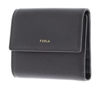Furla Leder Geldbörse Vitello Night Goccia Compact Wallet Urban Gray grau