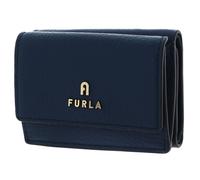 FURLA Vitello St. Eracle Compact Wallet S Blu Jay