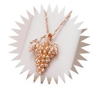 FUSHENGTER Halskette Damen Ketten Anhänger Frauen Mode Glänzend Trauben Großen Anhänger Halskette Für Frauen H1712