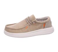 Fusion Leinenschuh Beige in Größe 44