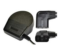 Fußanlasser/Fusspedal für Pfaff & Gritzner Nähmaschinen mit 3 Poligem-Winkelstecker/Kabel (schwarz)
