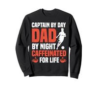 Fußball Dad Design Coffee Lover Dads Sweatshirt