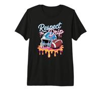 Fußball Drip Jungen Fußball EIS Streuen Respect Drip Premium T-Shirt