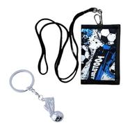 Fussball Geschenke Jungen, Fußball Brustbeutel Kinder, Kinderportmonee Jungen, Fußball Geschenke für Jungs, mit Schlüsselanhänger Portemonnaie Umhängen Münzbeutel für Geburtstagsgeschenk