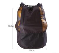 Fußball-Netztasche mit Kordelzug-Verschluss und verstellbaren Trägern für einfachen Zugriff auf Sportausrüstung (M-Rucksack)