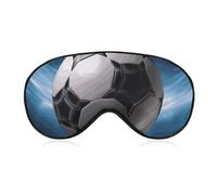 Fußball-Schlafmaske, Augenmaske, Augenmasken für Damen, Herren, Reise-Augenmaske, verstellbare Schlafmaske, Verdunkelung, niedliche Schlafmaske