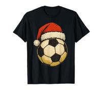 Fußball-Weihnachtsmannmütze, Ball, Sport, Jungen T-Shirt