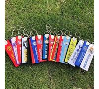 Fußballclub Stickerei Schlüsselanhänger, Real Madrid, Barcelona, Manchester United, Man City, Arsenal, Chelsea, Bayern München, Juventus, Inter Mailan