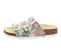 Superfit Mädchen Fussbettpantoffel Pantoffeln, Hellgrün Mehrfarbig 7500, 29 EU