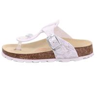 FUSSBETTPANTOFFEL WEISS/SILBER - Gr. - 38