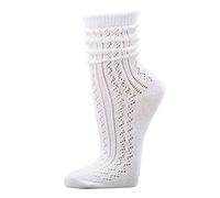 FussFreunde 3 Paar Damen Trachtensocken, Modell Heidi, Trachtenstrümpfe, Trachtensöckchen mit ANTI-LOCH-GARANTIE (35-38, Weiß)