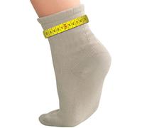FußGut Unisex-Big-Sensitiv Socken 2 Paar 43 - 46 beige