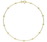 Fußkettchen Fußkette 333 Gold Gelbgold 25 cm Goldkette Federring