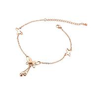 Fußkettchen, Kette für Damen, Retro-Schichten, Schmetterling, Diamant, Barfuß, Sandale, Mädchen, Fußschmuck, Zubehör, Liebesgeschenk