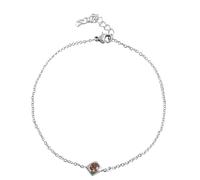 Fußkette ADELIA´S "Damen Fußkettchen - aus Edelstahl", silber, Fußketten, Damen, Edelstahl, Ideal als Geschenk für besondere Anlässe (66758830-0) silber