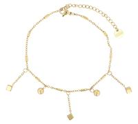 Fußkette ADELIA´S "Damen Fußkettchen - aus Edelstahl", silber, Fußketten, Damen, Edelstahl, Perfekt als Geschenk zum Muttertag (23357425-0) silber