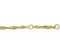 Fußkette ADELIA´S "Singapur Fußkettchen 333 Gold ( 8K ) - Goldfußkette Singapur", gold, Fußketten, Damen, Gold, Goldfußkette Singapur (45917415-0) gold