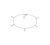 Fußkette ELLI "Feder Boho 925 Sterling Silber", silber, Fußketten, Damen, 22cm, Silber 925 (Sterlingsilber) (202002-0) silber