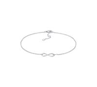 Fußkette ELLI "Infinity 925 Sterling Silber" Gr. 25, silber, Fußketten, Damen, 2,5cm, Silber 925 (Sterlingsilber), Fußkette (83952719-25)