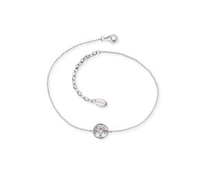 Fußkette ENGELSRUFER "LEBENSBAUM", silber (silberfarben), Fußketten, Damen, Silber 925 (Sterlingsilber) (72818639-0) silberfarben