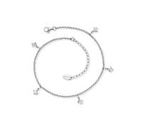Engelsrufer Fußkettchen Keep it so simple Sterling Silber, 5 Zirkonia, längenverstellbar 22+5 cm