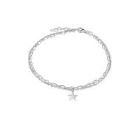 Fußkette FIRETTI "Schmuck Geschenk Silber 925 Körperschmuck Ankerkette", silber (silberfarben), Fußketten, Damen, Silber 925 (Sterlingsilber) (58681356-0) silberfarben