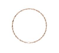 Fußkette FIRETTI "Schmuck Geschenk Silber 925 Körperschmuck Gold o. Rosè Singapurkette", rosa (roségoldfarben), Fußketten, Damen, Silber 925 (Sterlingsilber), Made in Germany (62601510-0) roségoldfarb