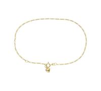 Fußkette Gold 333 Figaro mit Herz Anhänger JL48-04-0113 Made in Germany