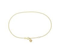 Fußkette Gold 333 mit Herz Anhänger JL48-04-0112 Made in Germany