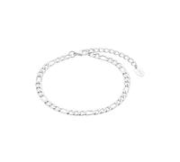 s.Oliver Fußkette Edelstahl Damen Sommerschmuck, 22+5 cm, Silber, Kommt in Schmuck Geschenk Box, 2035810