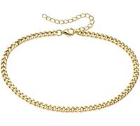 Fußkette "Schmuck Geschenk Silber 925 Panzerfusskettechen", gold (gelbgoldfarben), ANISTON JEWELRY & WATCHES, Fußketten, Damen, Silber 925 (Sterlingsilber) (99342164-0) gelbgoldfarben