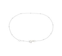 Fußkette Silber 925 Ankernuster mit Kugeln Breite 1,1 mm JL48-04-0109 Made in Germany