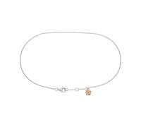Fußkette Silber 925 mit rosevergoldetem Herzanhänger JL10-04-3761
