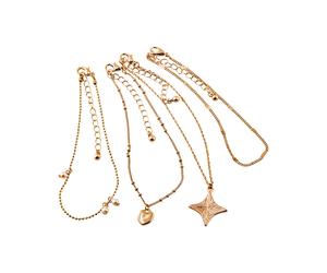 Fußkette STEUER "Metall Glänzend gelb vergoldet", gelb, Fußketten, Damen, 22+7cm, Metall, glänzend (49191551-0) gelb