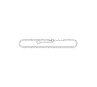 Thomas Sabo Fußkette Damen Doppelreihig 925 Sterlingsilber Länge 27 cm AK0030-001-21-L27v